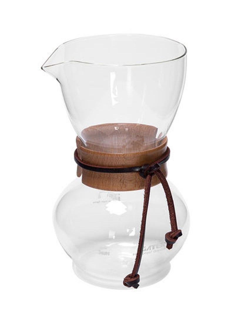 Excefore Pour Over Coffee Maker, Holds 3-4 Cups, 15oz Coffee Dripper Set with Coffee Filter, Borosilicate Glass Coffee, Heat Resistance Coffee Server for Home Coffee Restaurant Camping or Office  - Image 2
