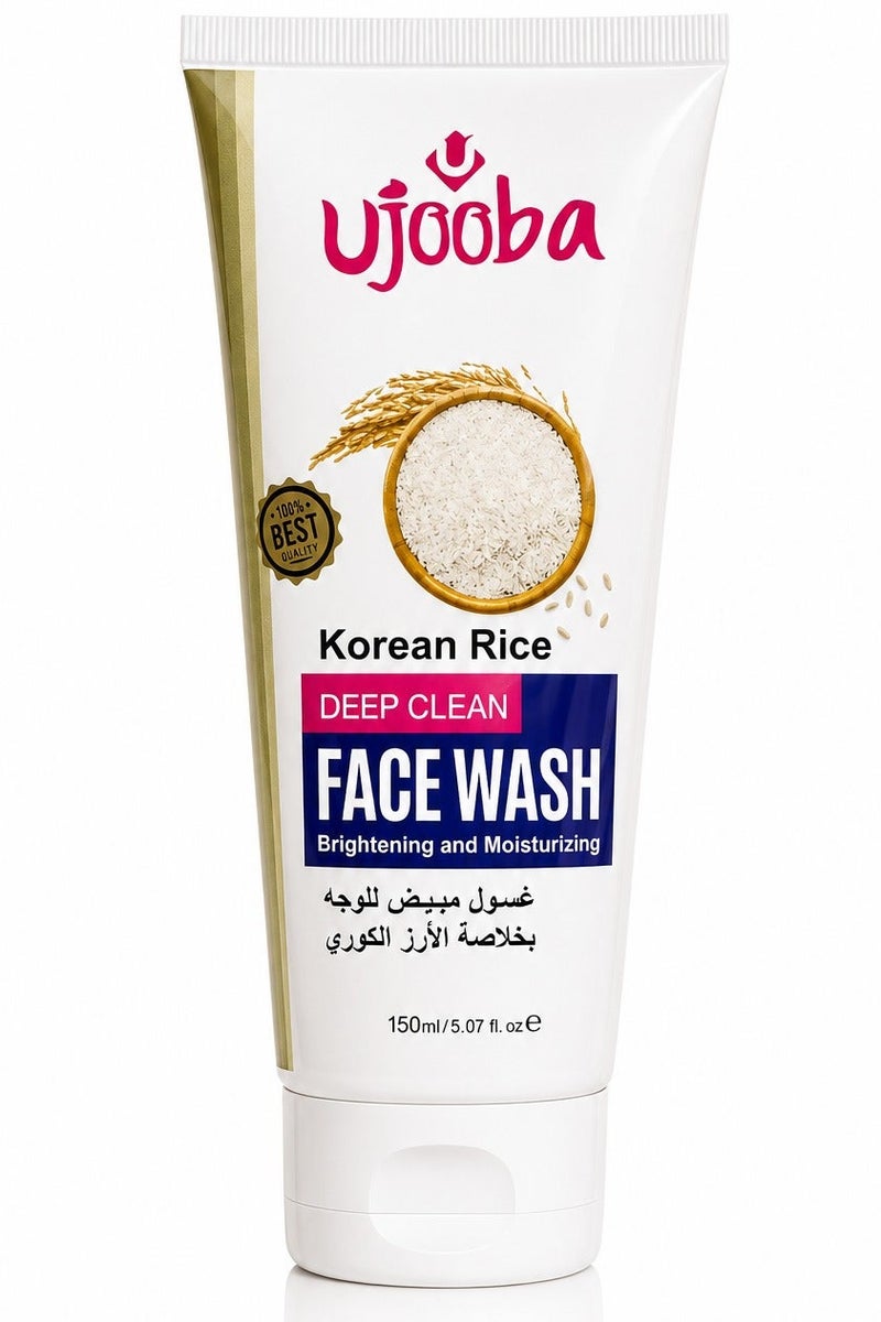 عوجوبا غسول مبيض للوجة بخلاصة الأرز الكوري 150مل - Image 1