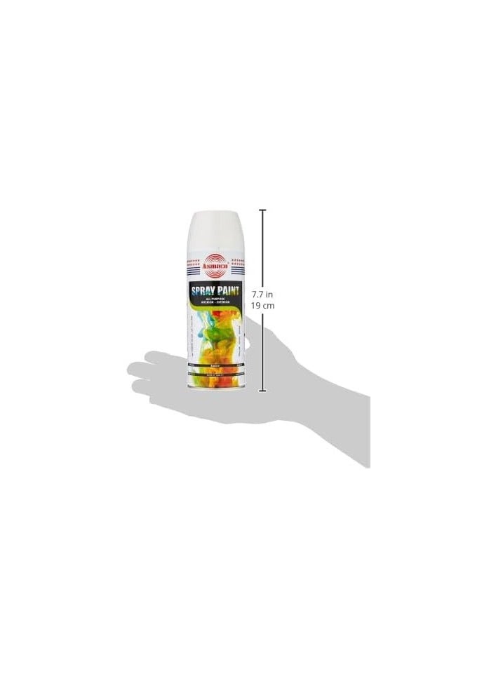 Asmaco Spray Paint  White 400ml - Image 4