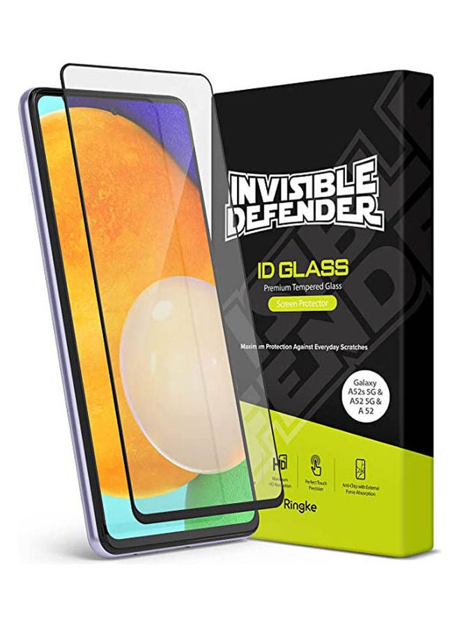 رينجك واقي شاشة من الزجاج المقوى بتغطية كاملة متوافق مع هاتف Samsung Galaxy A52 5G - Image 1