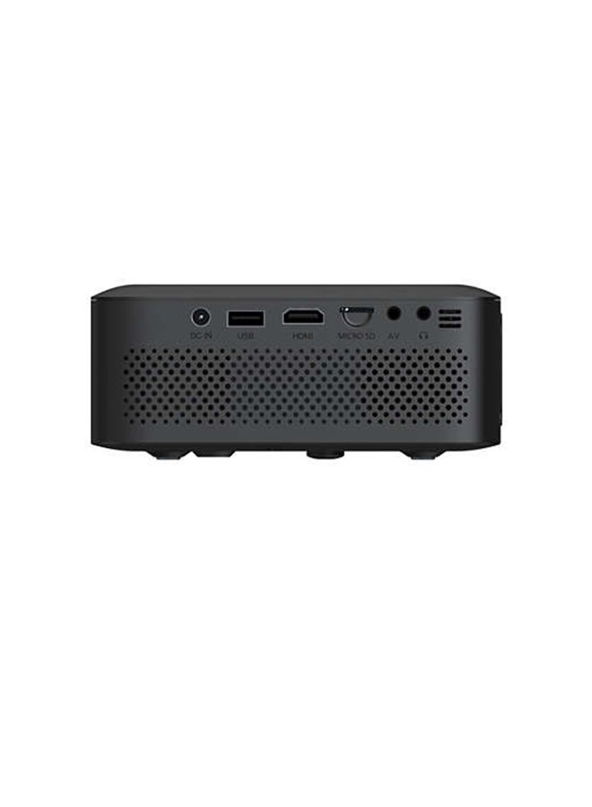 Philips Portable LED Projector, Image Technology DLP, 720P Native Resolution With Max Input 1080P With Wi-Fi Mobile Screen Mirroring And Built In Stereo Speaker Sound NPX110/INT Black - Image 4