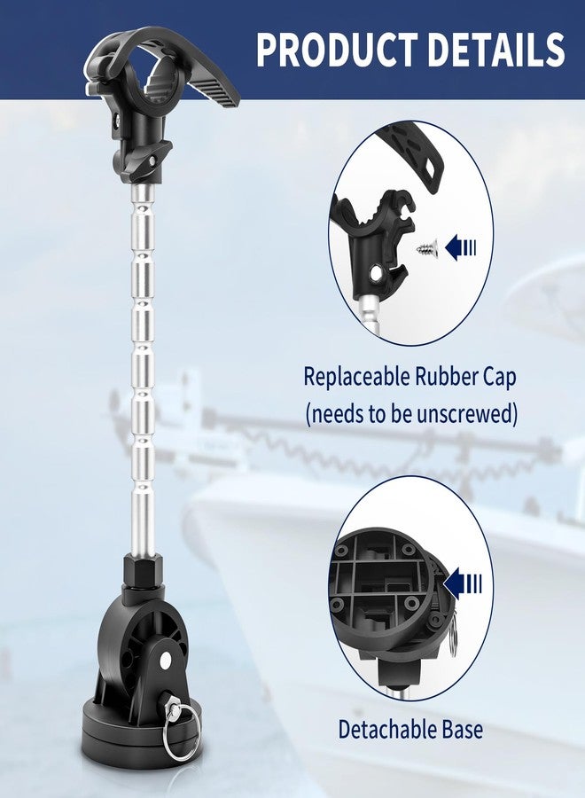 Acelane Trolling Motor Stabilizer Mount Support Compatible with Minn kota Terrova/Riptide Terrova/Ulterra/Riptide Ulterra/PowerDrive, with Installation Screws - Image 3