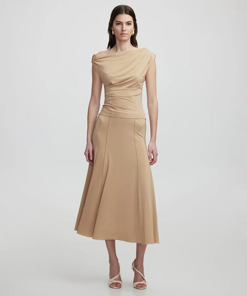 ابيكول Raw Edge Skirt