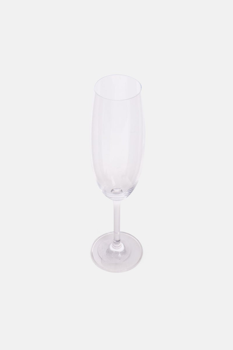 Muy Mucho Bohemian Clear Champagne Glass 220 ml, Transparent - Image 2