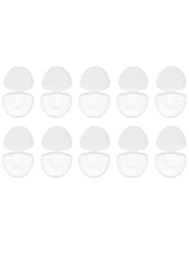 10pcs Portable Pacifier Holder Case Dustproof Storage Organizer for Travel and Home Use