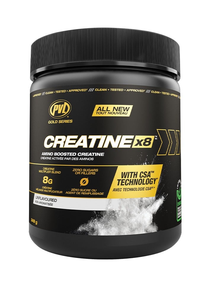 PVL Gold Series - Creatine X8 249g Unflavoured