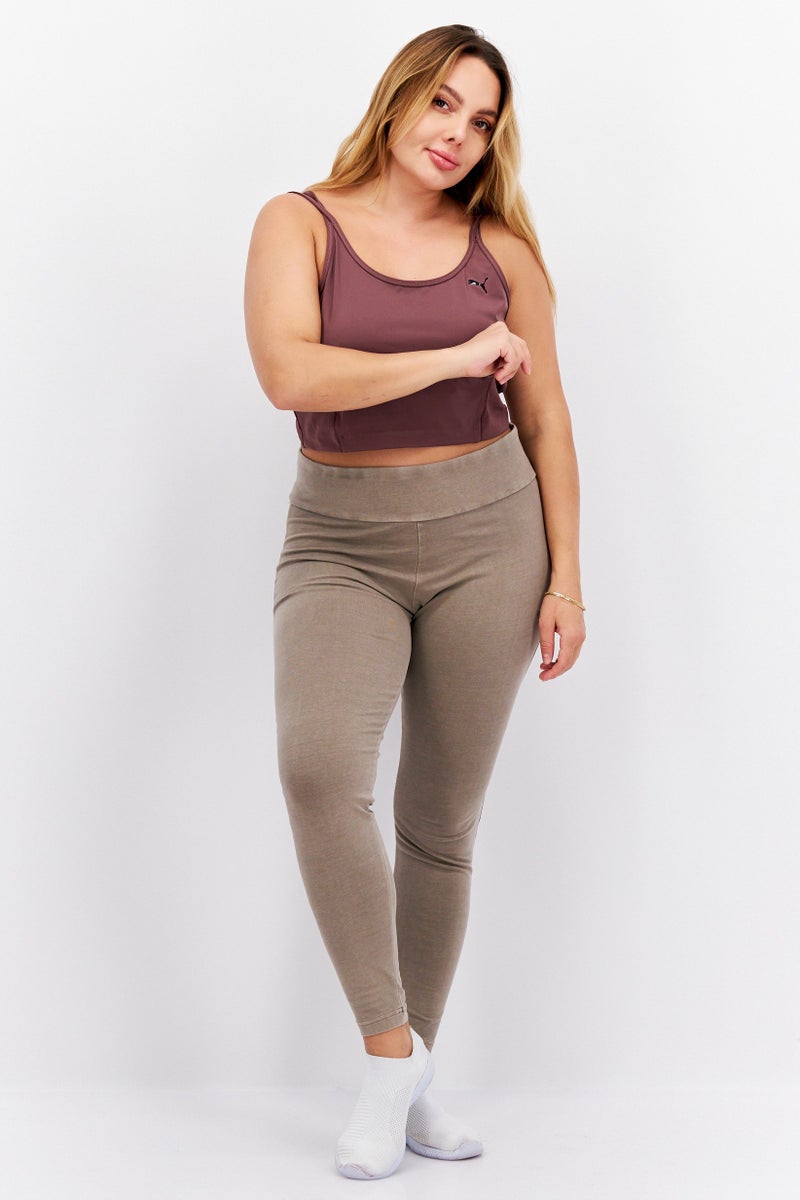 PUMA Women Sportswear Fit Sleeveless Training Crop Top, Dusty Plum - Image 4