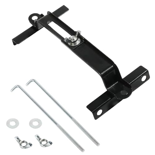 Ongfuwu Adjustable Battery Hold Down Premium Stainless Steel Battery Crossbar with 11 inches 27 cm J Bolts Universal RustResistant Battery Tie Down Holder Kit for Cars SUVs - Image 1