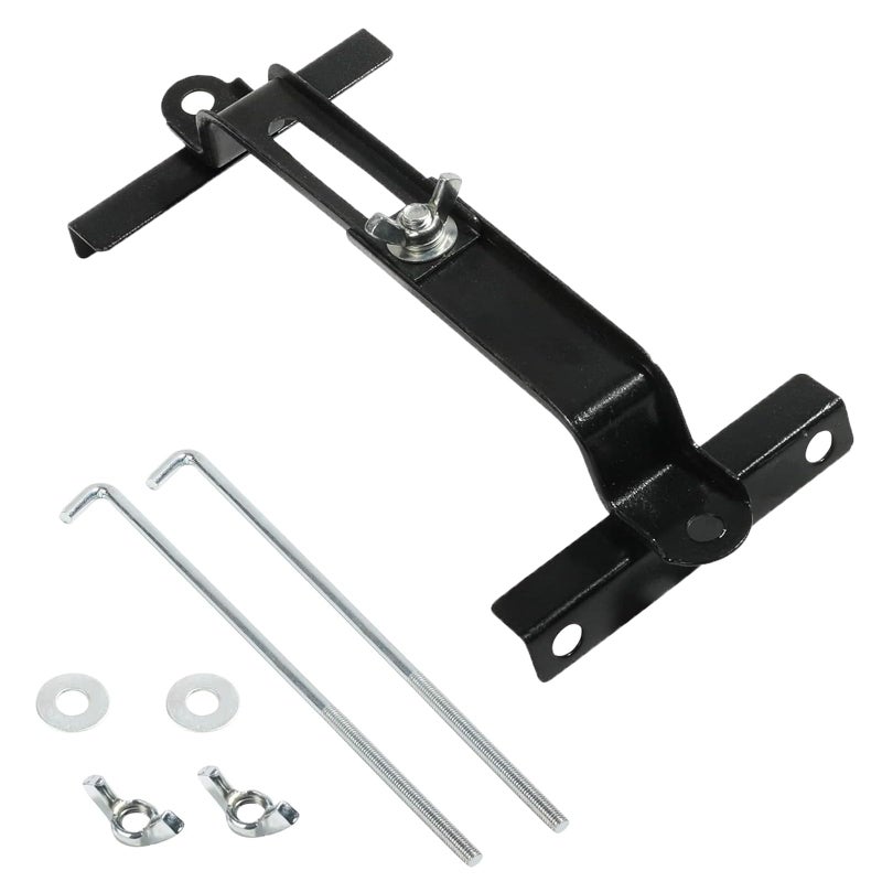 Ongfuwu Adjustable Battery Hold Down Premium Stainless Steel Battery Crossbar with 11 inches 27 cm J Bolts Universal RustResistant Battery Tie Down Holder Kit for Cars SUVs - Image 3