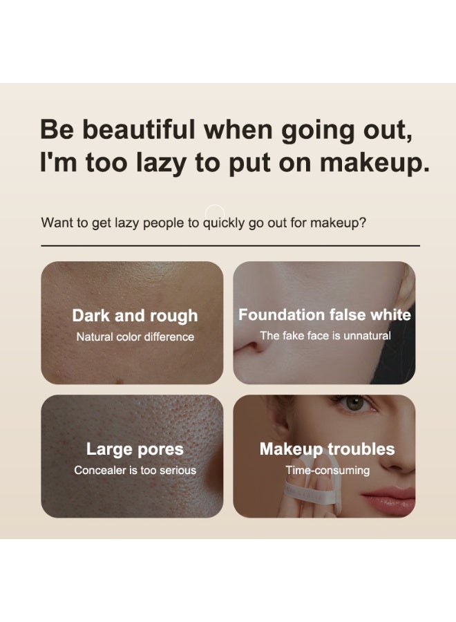 LYDIMOON Tinted Moisturizer Plain Face Cream Brightening Natural Glow Waterproof Long Lasting Moisturizer Face Cream 50g - Image 4