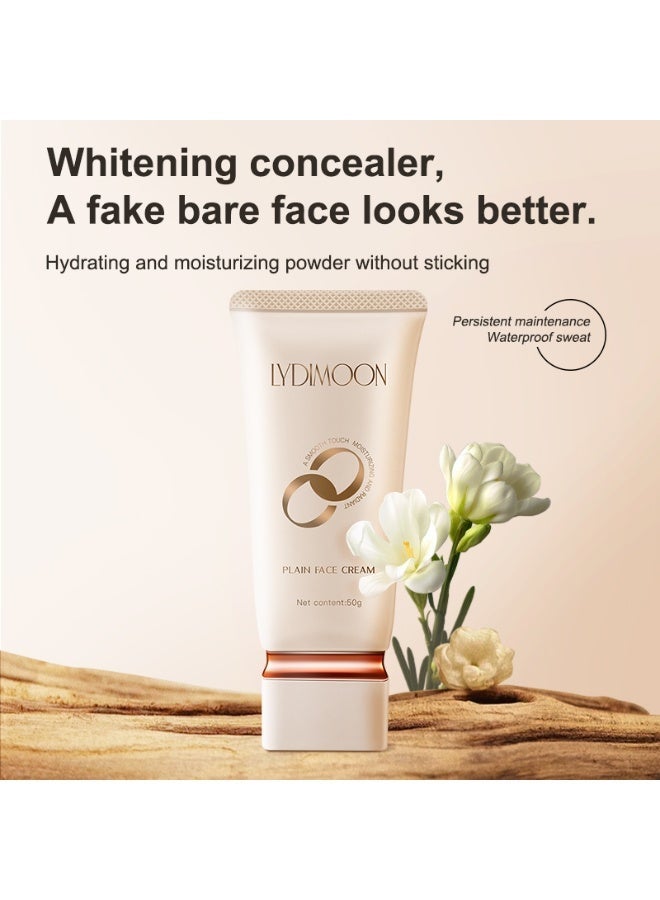 LYDIMOON Tinted Moisturizer Plain Face Cream Brightening Natural Glow Waterproof Long Lasting Moisturizer Face Cream 50g - Image 3