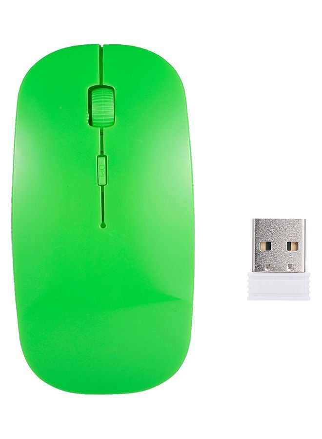 NIBEMINENT Portable Optical Mouse Green - Image 1