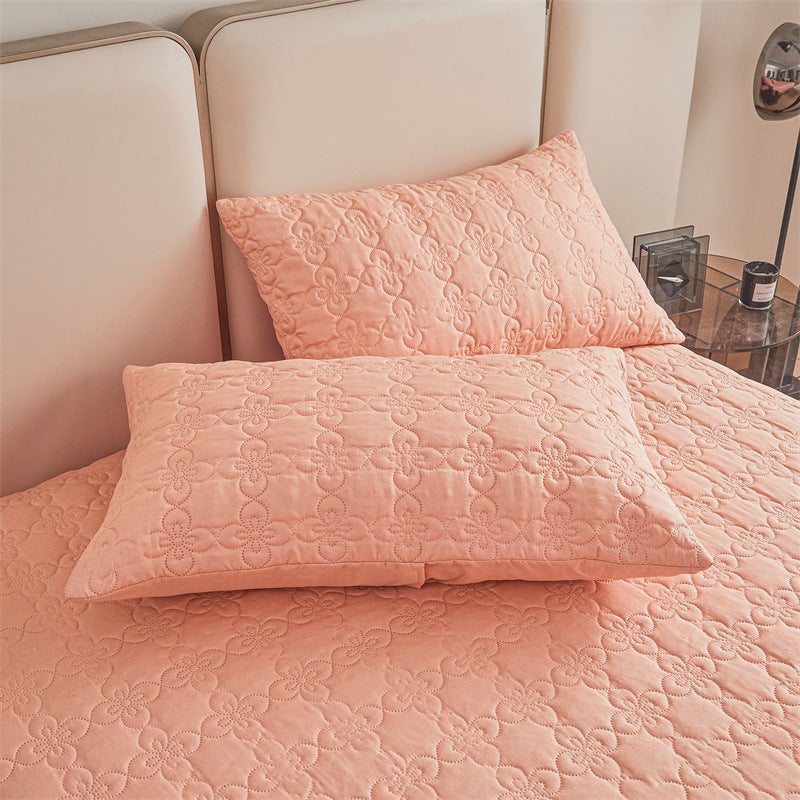 Fittedsheets Waterproof Quilted Bed Hat Bedspread El Protective Cover Sanding Dust Cover Urine Proof - Image 5