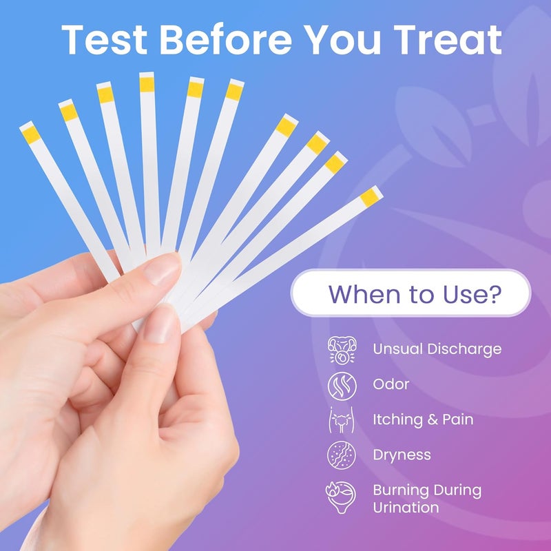 Pelvana Vaginal pH Test Strips for Women  100 Strips atHome BV and Yeast Infection Test Kit Vaginal pH Tester to Differentiate Between Conditions - Image 3