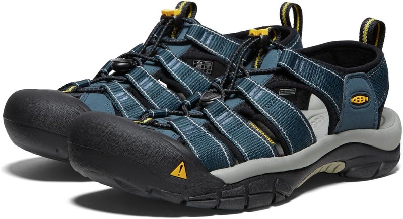 KEEN Men's Newport H2 Closed-Toe Water Sandals - Navy/Medium Grey, Outdoor Sport Sandals - Image 5
