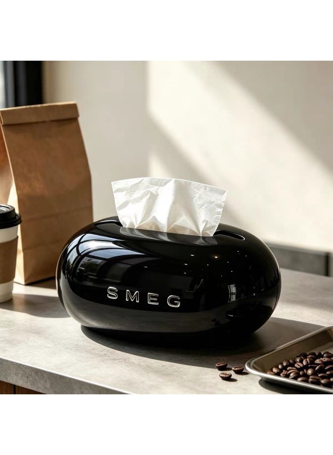 SMEG Water Drop Magnetic Tissue Holder, Luxury Decorative Tissue Box for Living Room Coffee Table - Image 1