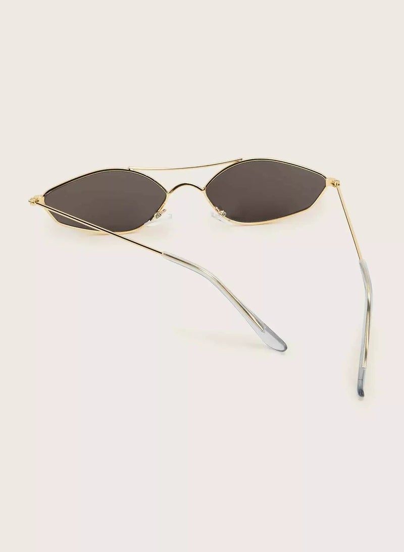 Generic Top Bar Metal Frame Fashion Glasses - Image 4
