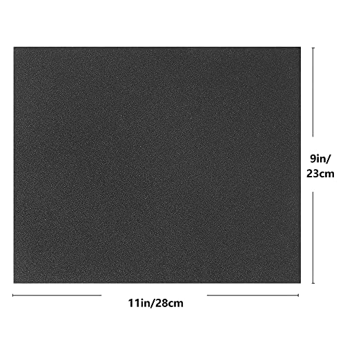 jimtinso 400 600 800 Grit,15Pcs Wet Dry Sandpaper Sheets, Premium Silicon Carbide Auto Sand Paper,9 x 11 inch - Image 2
