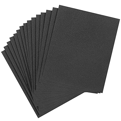 jimtinso 400 600 800 Grit,15Pcs Wet Dry Sandpaper Sheets, Premium Silicon Carbide Auto Sand Paper,9 x 11 inch - Image 1