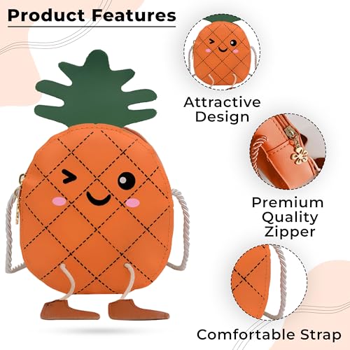 Kraptick Sling bags - The Ultimate Fashionable and Compact Sling Bag for Girls Kids - A Trendsetter Kids Bag for Girl (DMFP346) - Image 4