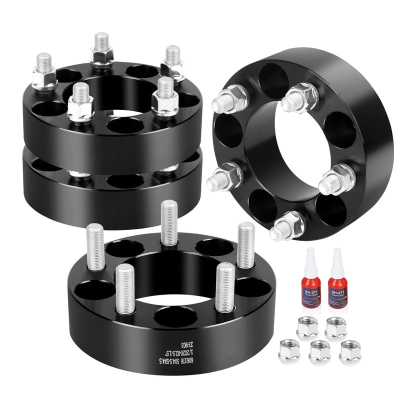 15inch 5x45 Wheel Spacers 825mm Hub Bore with 1220 Studs for TJ YJ XJ MJ KJ KK ZJ 5x1143 Forged Wheel spacers for Wrangler Ranger Explorer Mustang Edge