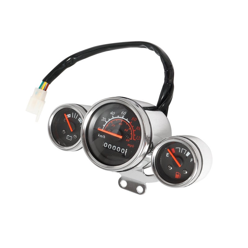 Generic Speedometer for King Turtle Zuma Motorcycle Electroplating 