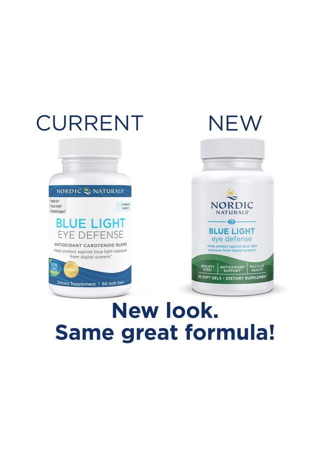 Nordic Naturals Blue Light Defense - 60 كبسولة هلامية ناعمة - أربعة مغذيات نباتية ذات قدرات مضادة للأكسدة التكميلية - تدعم صحة الشبكية والوظيفة البصرية - خالية من الكائنات المعدلة وراثيًا - 60 وجبة - pzsku/ZEDBEA13D2BFDD6636D91Z/45/_/1739883115/00b4c26b-7b97-4f58-92be-975eb01e894e