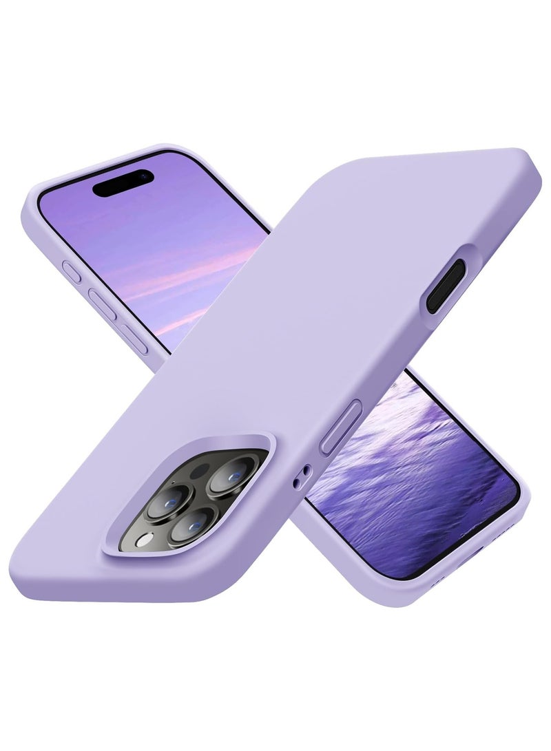 فوكس حافظة حماية نحيفة لهاتف iPhone 16 Pro Max من السيليكون السائل مع حافظة حماية كاملة للجسم مضادة للخدش ومضادة للصدمات