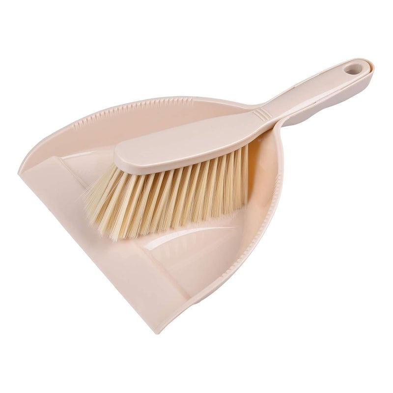 AVMPHD 2 in 1 Long Handled Dustpan and Brush Set Lobby Dust Pan with Long Handle Sweeping Broom Multifunction Dust Removal Garbage Shovel Mini Hand Broom for Cleaning Up Desktop Office Home - Image 1