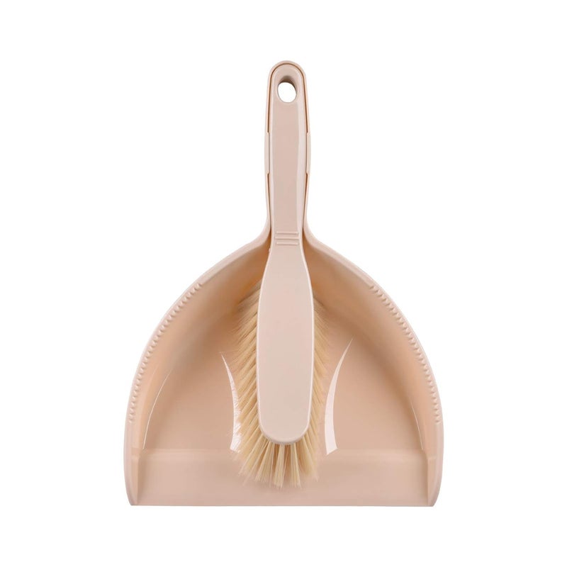AVMPHD 2 in 1 Long Handled Dustpan and Brush Set Lobby Dust Pan with Long Handle Sweeping Broom Multifunction Dust Removal Garbage Shovel Mini Hand Broom for Cleaning Up Desktop Office Home - Image 2