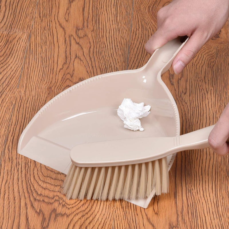 AVMPHD 2 in 1 Long Handled Dustpan and Brush Set Lobby Dust Pan with Long Handle Sweeping Broom Multifunction Dust Removal Garbage Shovel Mini Hand Broom for Cleaning Up Desktop Office Home - Image 5