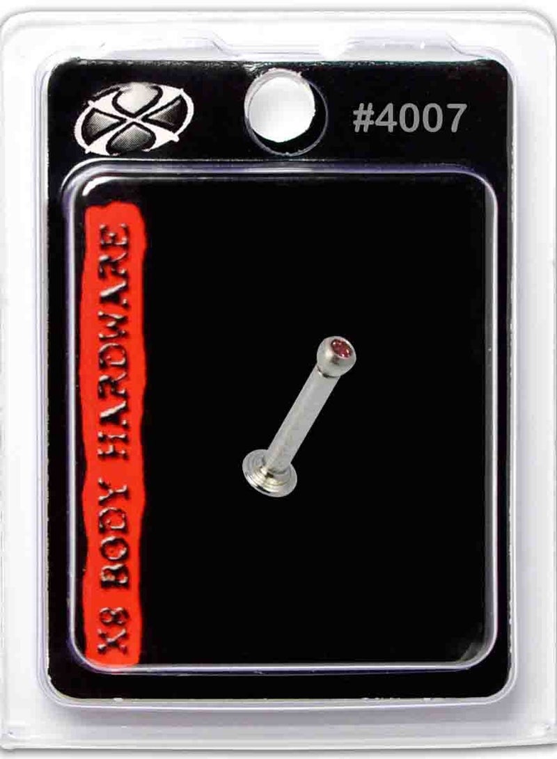 X8 BODY HARDWARE Stainless Steel 316L 16G rose lip ring