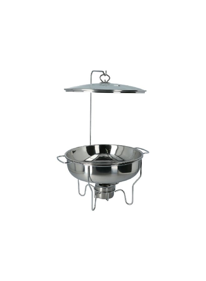 Bien Servi Food Warmer With Stand And Burner Silver 6 L Round Stainless Steel Dzw-A2060  - Image 3