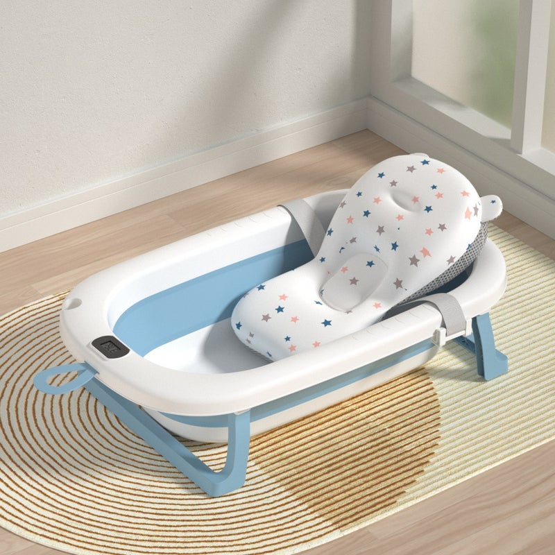 Baby Bath Basin Large Bath Bucket Bathtub Sitting In Children'S Household Baby Foldable Newborn Children'S Products - Image 1