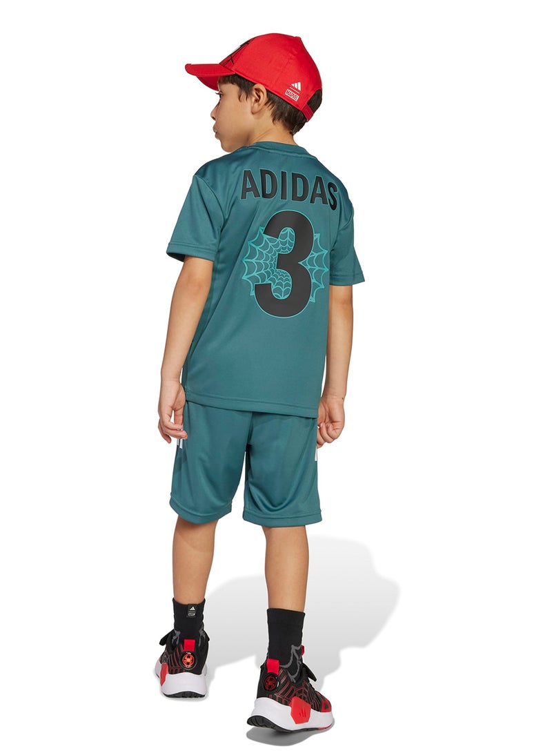 Adidas Kids Marvel Spider Man Tiro Set - Image 2