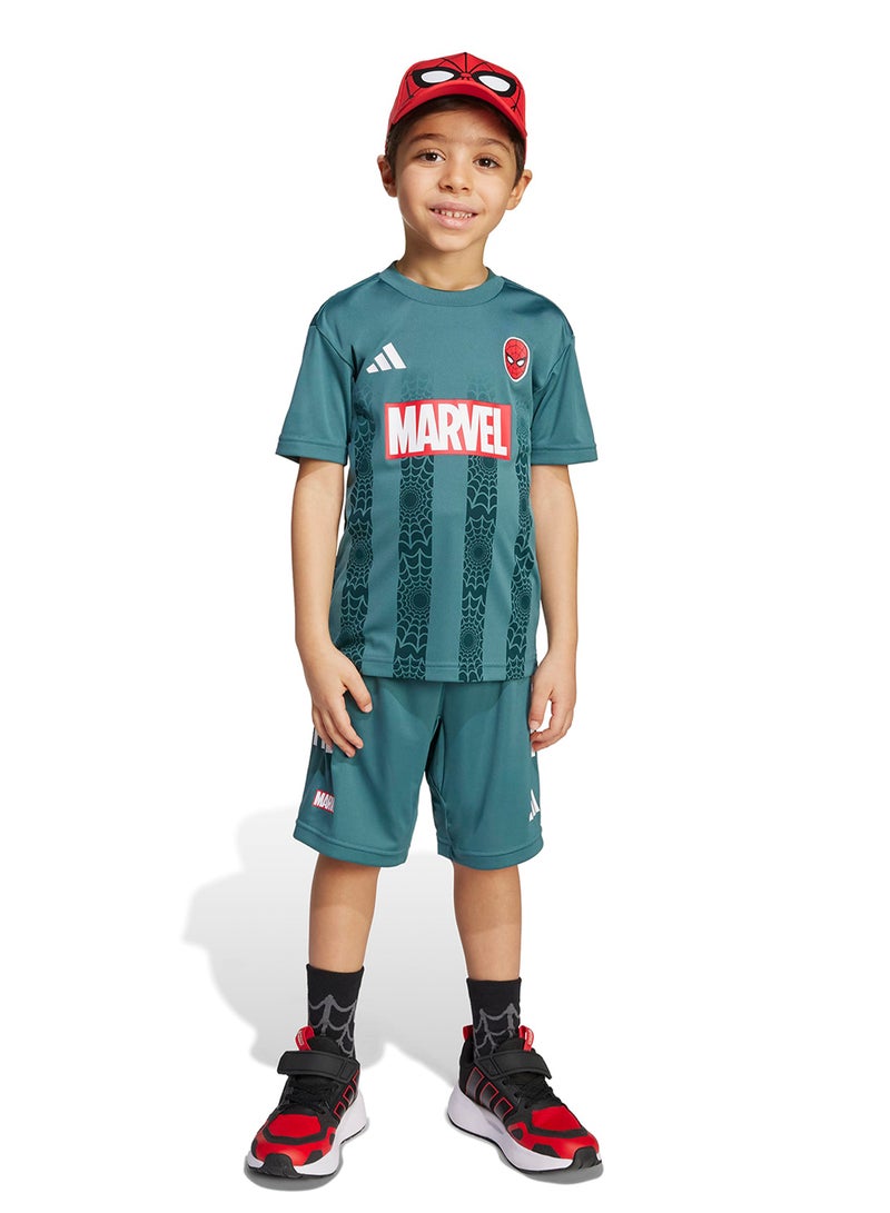 Adidas Kids Marvel Spider Man Tiro Set - Image 1