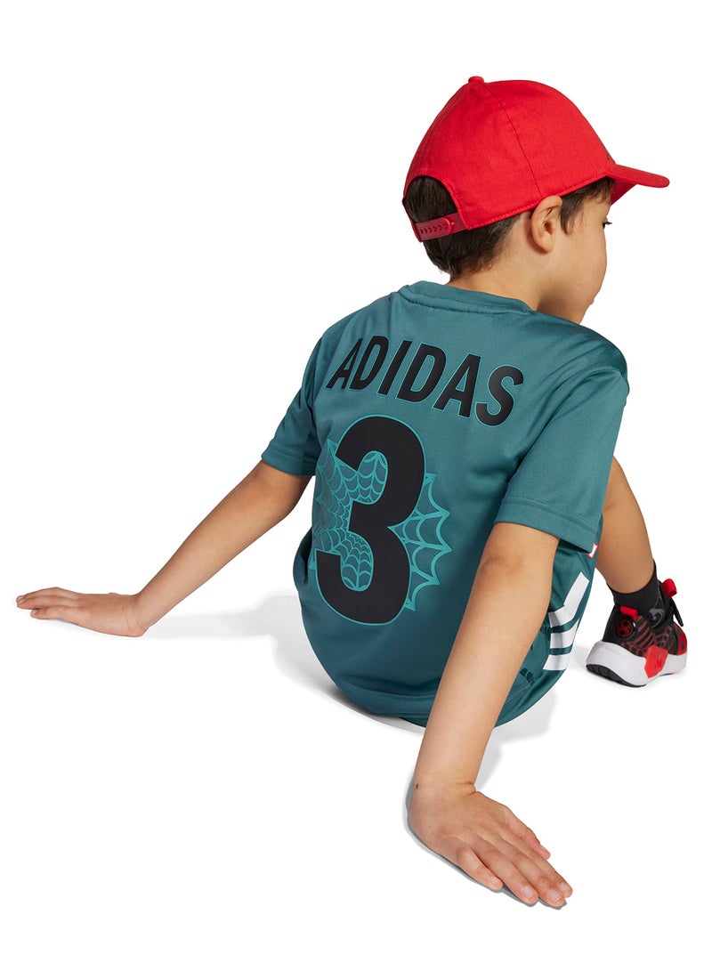 Adidas Kids Marvel Spider Man Tiro Set - Image 4