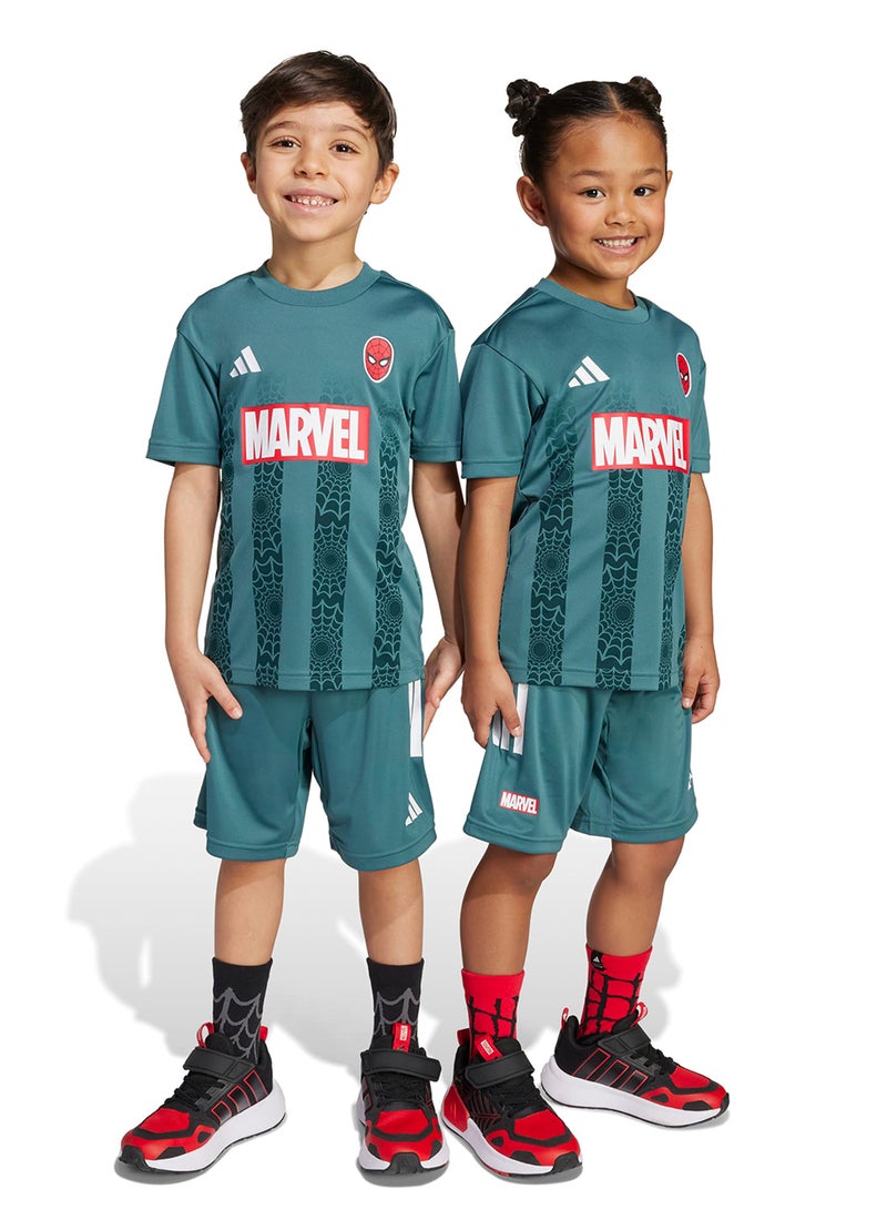 Adidas Kids Marvel Spider Man Tiro Set - Image 5