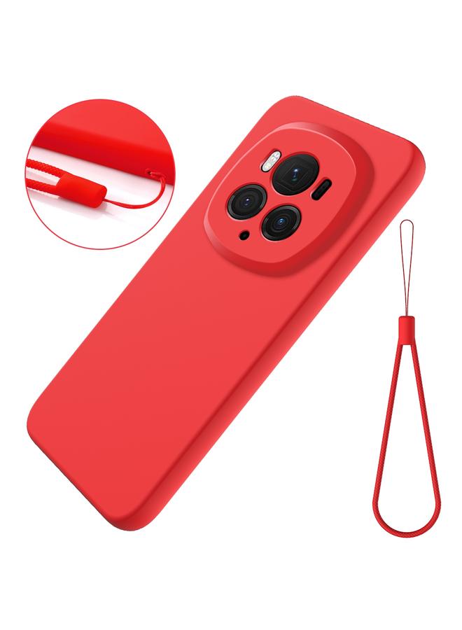 اس-توب جراب لهاتف Honor Magic6 Pro، جراب هاتف مقاوم للصدمات من السيليكون السائل بلون نقي - Image 2