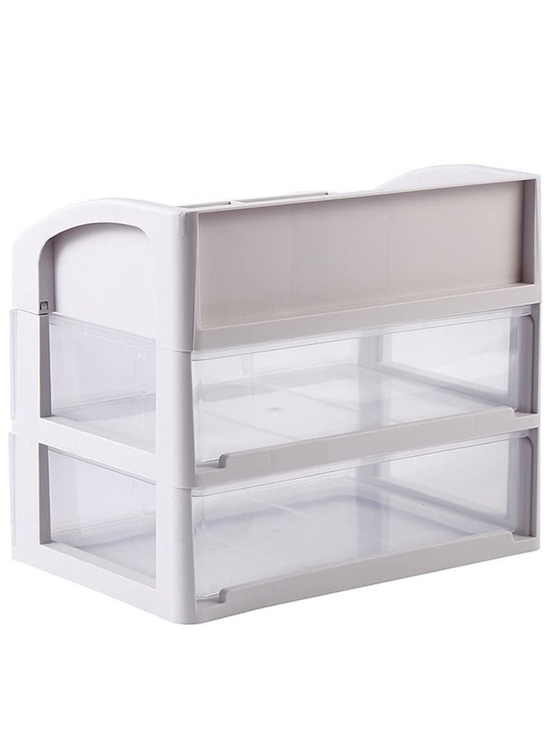 KASTWAVE Makeup Organizer, with 2 Drawers Cosmetic Display Cases, Makeup Storage Box - Image 4