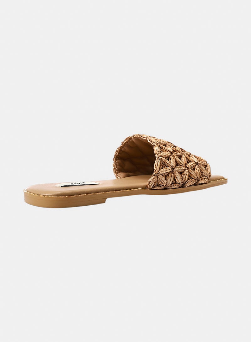 Dejavu Shoes FAN-DJTX-003  Artisanal Woven Slide For Women - Image 3