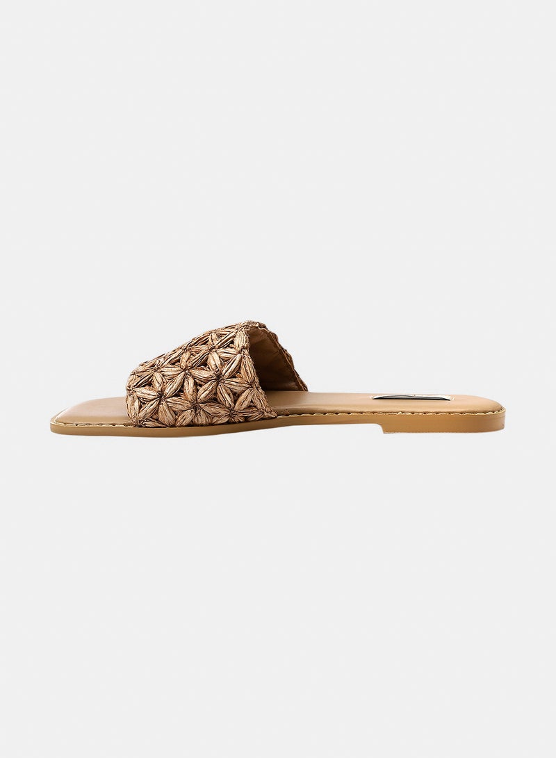 Dejavu Shoes FAN-DJTX-003  Artisanal Woven Slide For Women - Image 4