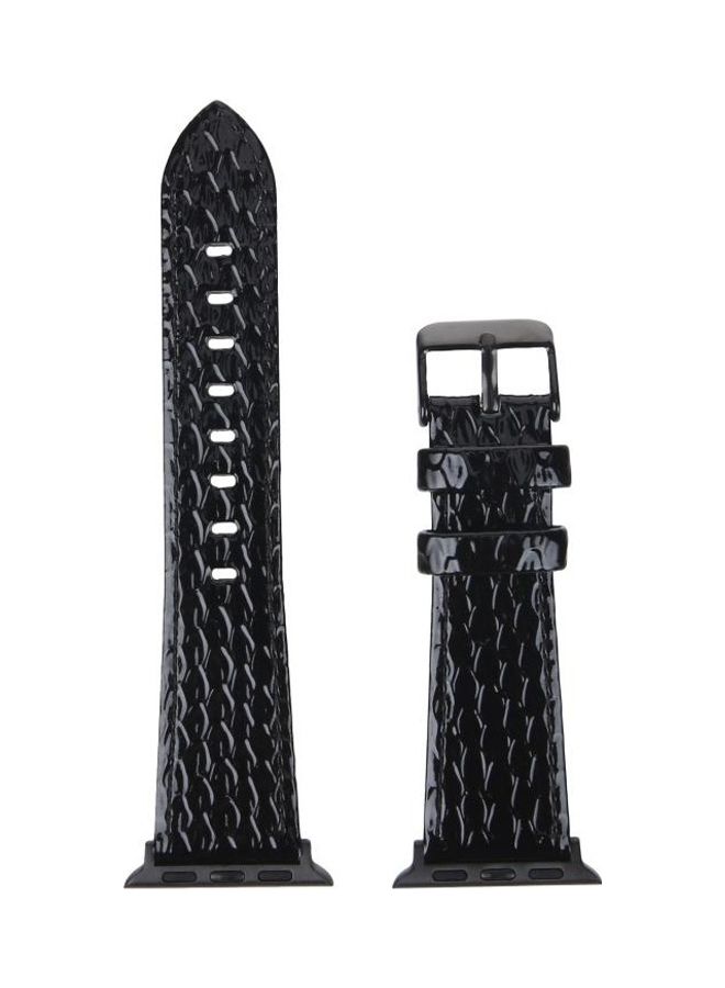 NIBEMINENT Replacement Watchband For Apple Watch Black - Image 1