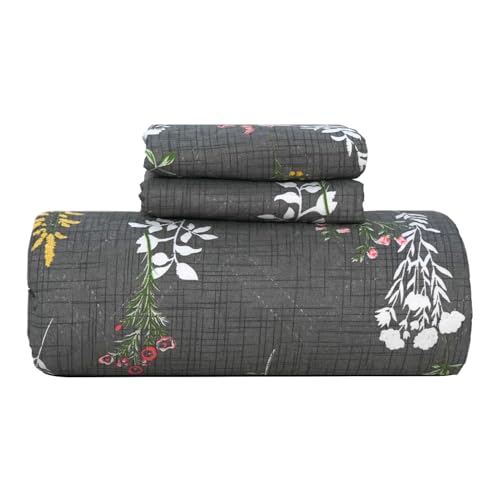 innovative edge Cotton Reversible AC Comforter Double Bed King Size Quilt Blanket for Summer with 2 Pillow Covers, 3 Count, Green, 320 TC - Image 3