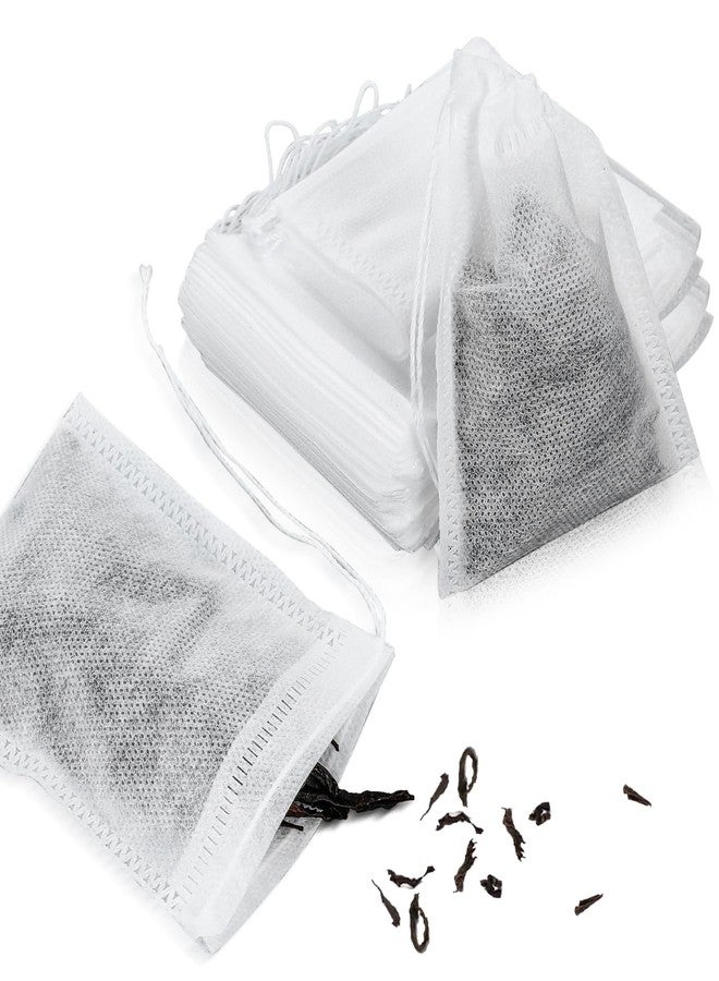 MBAIYO 30 Pcs Spice Bags for Cooking, 4 x 3 Inch Muslin Bags with Drawstring Reusable Empty Tea Sachet Bag Cheese Cloth Bag for Cooking Soup Loose Leaf Tea - Image 1