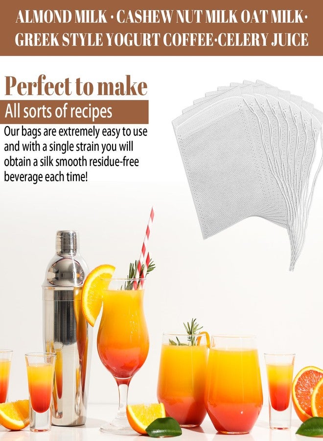 MBAIYO 30 Pcs Spice Bags for Cooking, 4 x 3 Inch Muslin Bags with Drawstring Reusable Empty Tea Sachet Bag Cheese Cloth Bag for Cooking Soup Loose Leaf Tea - Image 5