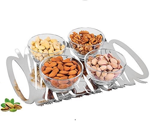 SmartServe Stainless Steel Impressive Rectangular Serving Tray Platter Large Set of 1 Smartserve - Image 1