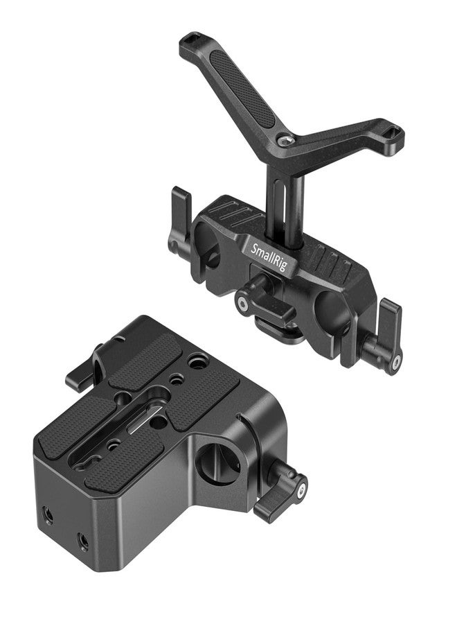 SMALLRIG Camera Base Plate Kit with 15mm LWS Rod Rail Clamp, 15mm Lens Support for Sony A6500 A6600 A6300, for Canon R5 R6, for Sony A7SIII / A7III, Both for Cameras & Cages - 4959 - Image 1