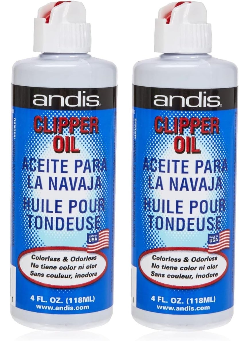andis - Andis Clippers Clipper Oil 4 oz Pack of 2 - Image 1