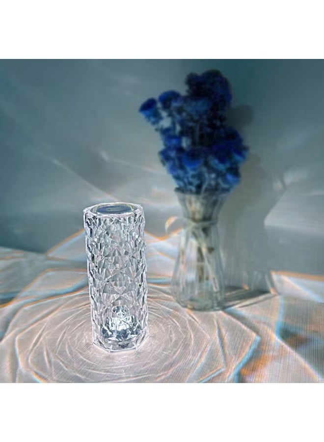 ACLIX Adjustable USB Crystal Bedside Night Light Clear 27x13x13cm - Image 3